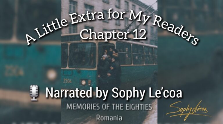 Sophy Le’coa narrates an extra story from Born to Break the Spell – A Whisper from Back Then; trolleybus in Romania 1980s, childhood resilience, freedom, and nostalgia.