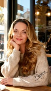 Portrait of author and memoirist Sophy Le’coa smiling in natural light