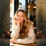 Portrait of author and memoirist Sophy Le’coa in warm natural light