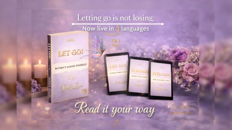 Bloom 1 Let Go Without Losing Yourself by Sophy Le’coa – available in English, Romanian and Spanish, paperback and eBook edition