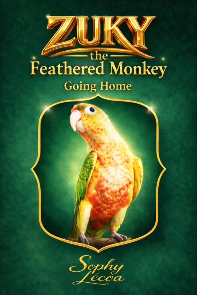 Zuky The Feathered Monkey family illustrated book series by Sophy Le’coa