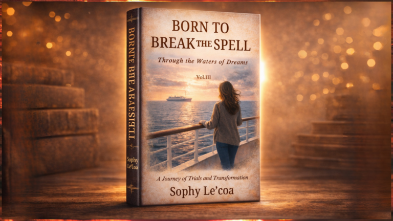 Book cover of Born to Break the Spell Volume III Through the Waters of Dreams by Sophy Le’coa