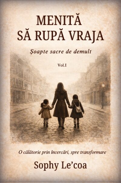 Copertă carte Menită să rupă vraja Volumul 1 Șoapte sacre de demult de Sophy Le’coa