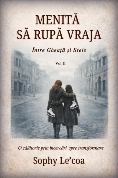 Copertă carte Menită să rupă vraja Volumul 2 Între gheață și stele de Sophy Le’coa