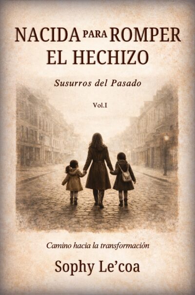 Portada del libro Nacida para romper el hechizo Volumen 1 Susurros del pasado de Sophy Le’coa